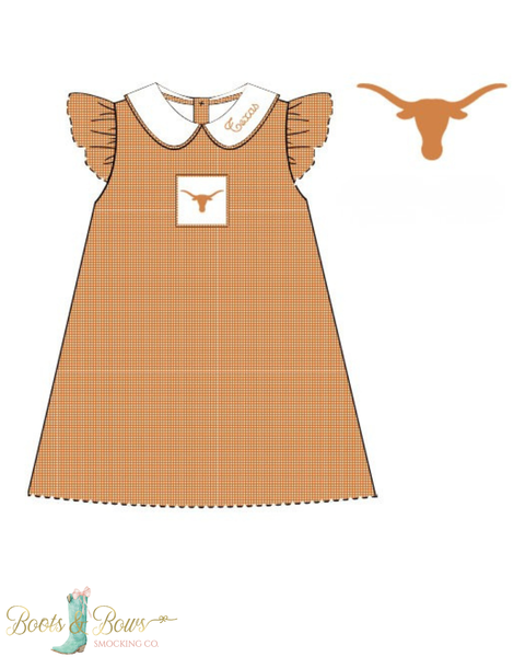 PRE-ORDER: Officially Licensed UT Austin Texas Spirit Dress (ETA Early August)