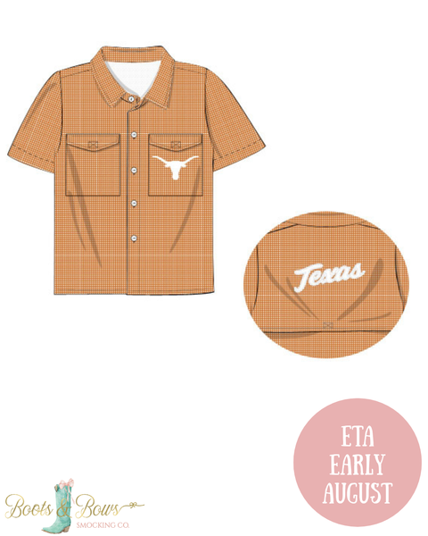 PRE-ORDER: Officially Licensed University of Texas Fishing Shirt (ETA Early August)