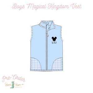 PRE-ORDER: Boys Magical Kingdom Vest (ETA 8-12 weeks from order date)