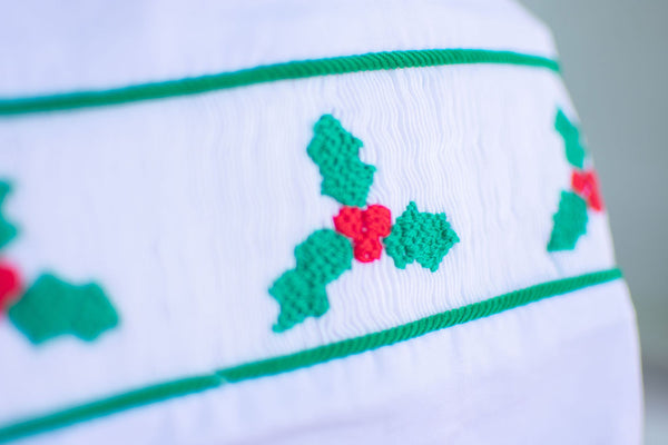 Boys Holly Leaf Corduroy Pant Set