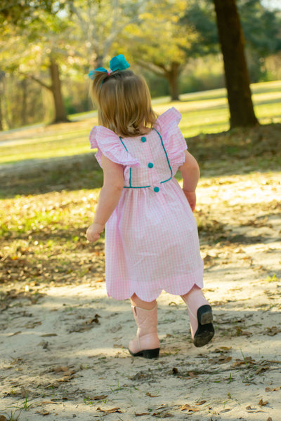 Pink Cowgirl Boot Dress