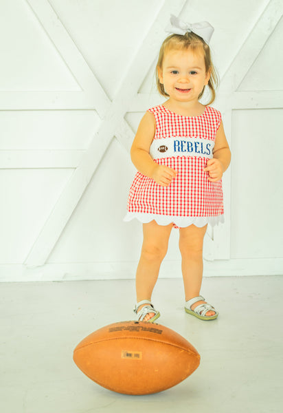 Gameday Football Diaper Set - REBELS