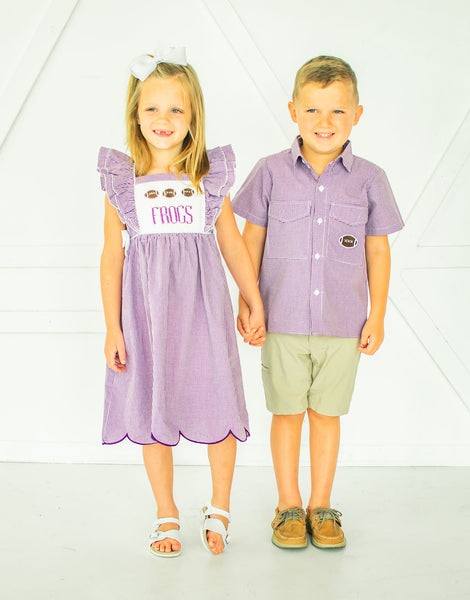 Gameday Football Dress - FROGS