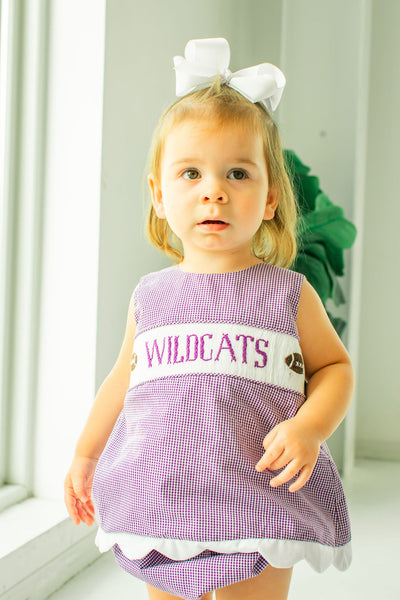 Gameday Football Diaper Set - WILDCATS