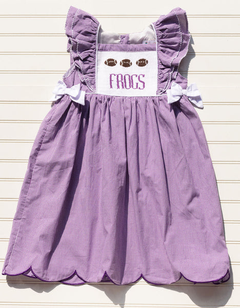 Gameday Football Dress - FROGS