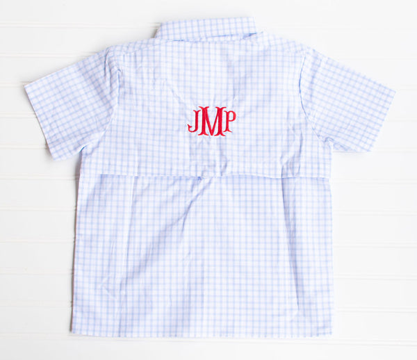 Boys Texas Flag Fishing Shirt